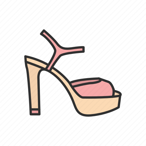 Footwear, heels, high heels, sandal, shoe, stiletto, woman sandal icon - Download on Iconfinder