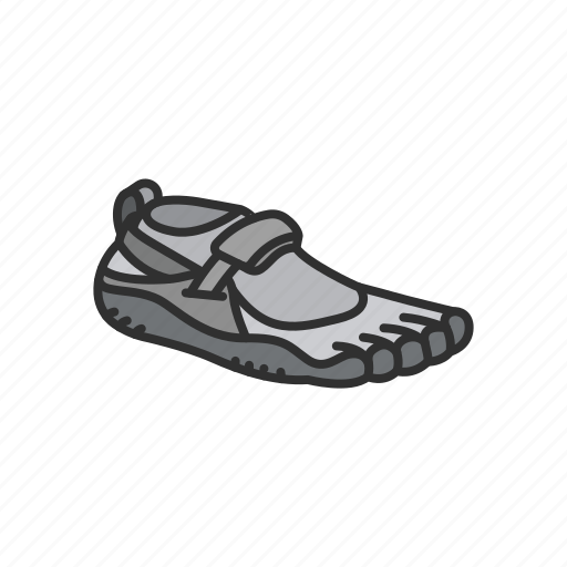 Diving shoe, flip flops, footwear, shoe, toe shoe, vibram, water shoe icon - Download on Iconfinder