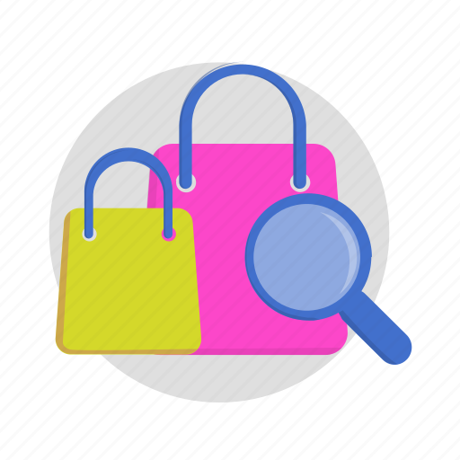 Bag, ecommerce, online, sale, search, shop, store icon - Download on Iconfinder