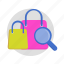 bag, ecommerce, online, sale, search, shop, store 