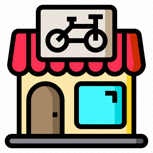 Bicycle, bike, cycle, mount, shop icon - Download on Iconfinder