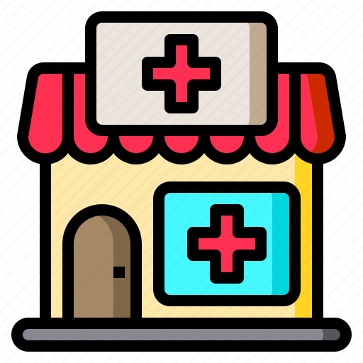 Clinic, health, infirmary, medical, shop icon - Download on Iconfinder