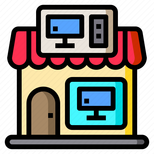 Hardware, store, computer, shop, device icon - Download on Iconfinder