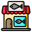 fish, food, fresh, market, shop 