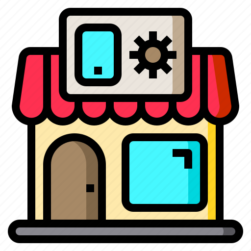 Modify, repair, service, shop, smartphone, store icon - Download on Iconfinder