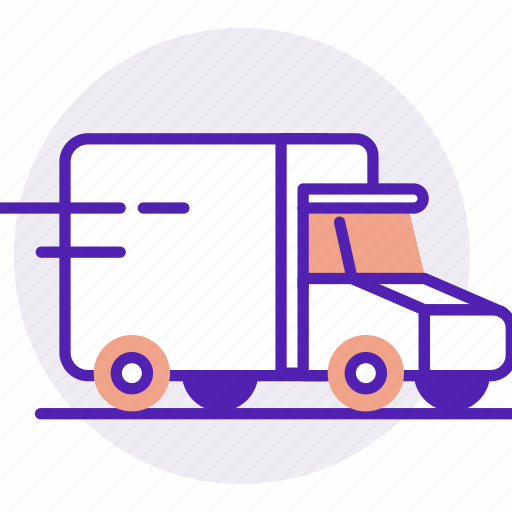 Delivery, truck, shipping, package, logistics, transportation icon - Download on Iconfinder