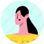 woman, female, person, people, avatar, profile 