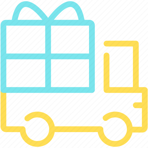 Box, delivery, logistics, lorry, present, shipping, truck icon - Download on Iconfinder