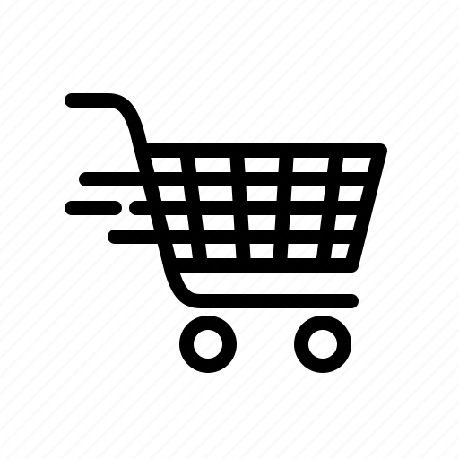 Cart, moving shopping cart, shopping, shopping cart, shopping trolley, buy, shop icon - Download on Iconfinder