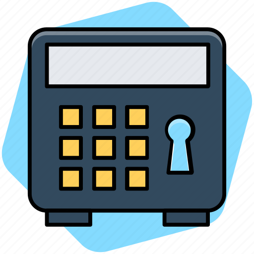 Bank, metal, safe, strongbox icon - Download on Iconfinder