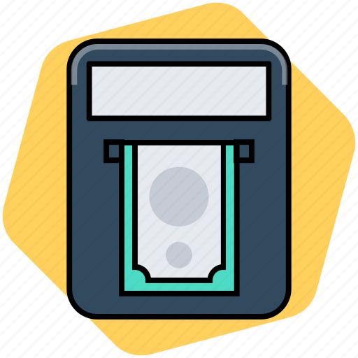 Atm, atm machine, cash withdrawal, money withdrawal icon - Download on Iconfinder
