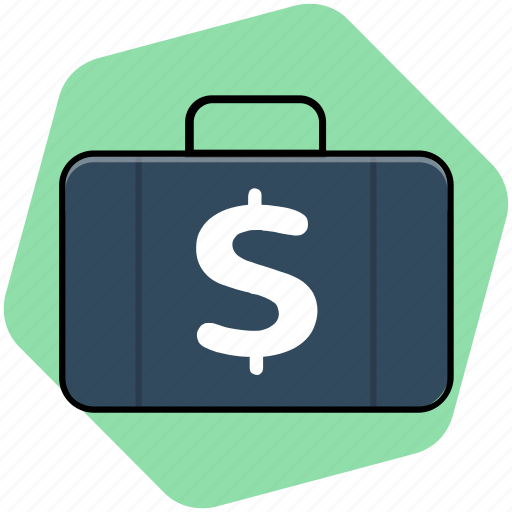Bag, briefcase, case, dollar bag, office icon - Download on Iconfinder
