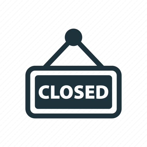 Closed, store, shop, sign icon - Download on Iconfinder