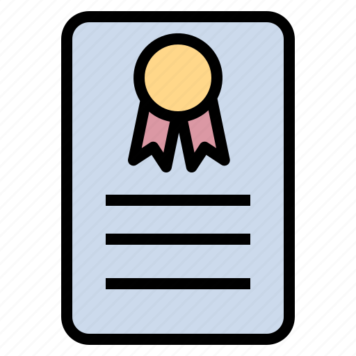 Certificate, certification, degree, insurance, warranty icon - Download on Iconfinder