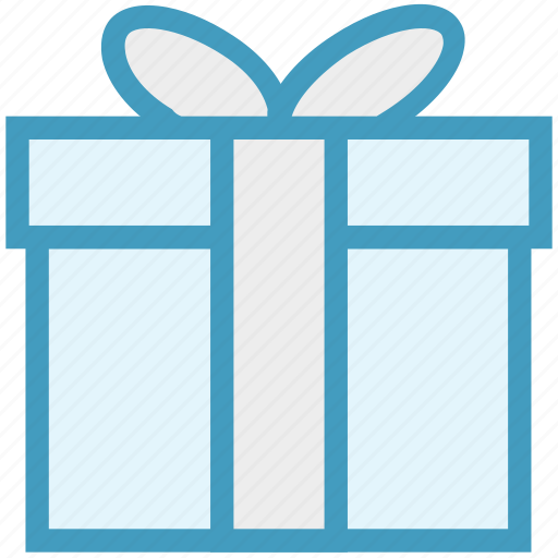 Box, gift, gift box, present, ribbon, shop, shopping icon - Download on Iconfinder