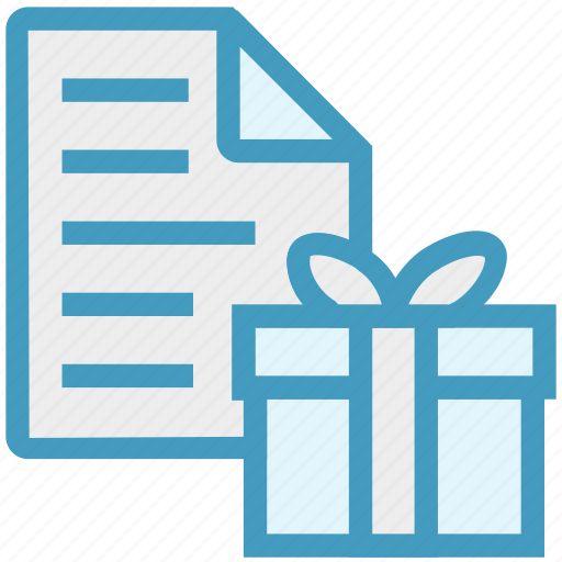 Bill, gift, paper, present, receipt, shopping, store icon - Download on Iconfinder