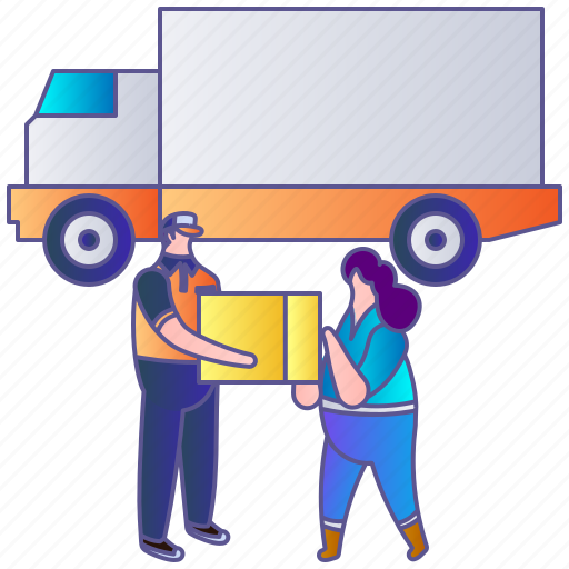 Box, courier, delivery, package, service, shipping, transportation icon - Download on Iconfinder