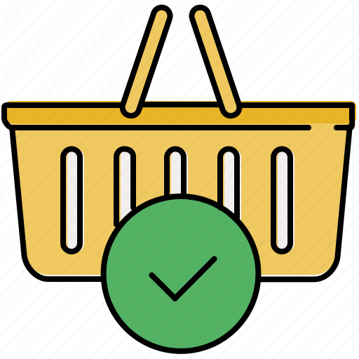 Approve, basket, buy, complete, confirm, shopping icon - Download on Iconfinder