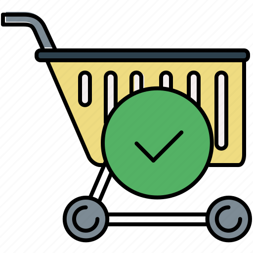 Approve, basket, buy, complete, confirm, shopping icon - Download on Iconfinder