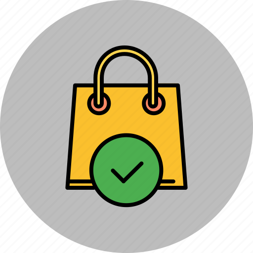 Approve, bag, buy, complete, confirm, shop, shopping icon - Download on Iconfinder