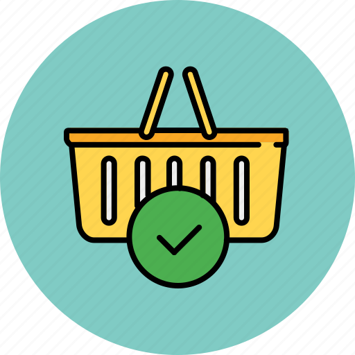 Approve, basket, buy, complete, confirm, shop, shopping icon - Download on Iconfinder