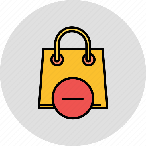 Bag, buy, delete, remove, shop, shopping icon - Download on Iconfinder