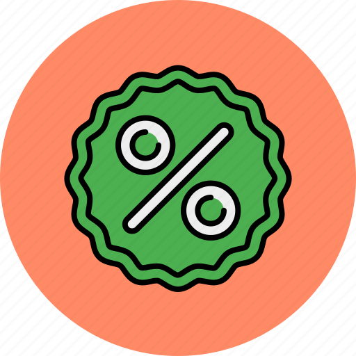 Discount, percentage, sale, shop, shopping, sticker icon - Download on Iconfinder
