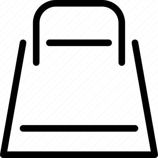 Bag, carriage, e-commerce, items, line-icon, shopping, shopping-bag icon - Download on Iconfinder