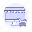 awning, cart, imac, mac, online, pc, purchase, shopping, shops, store 