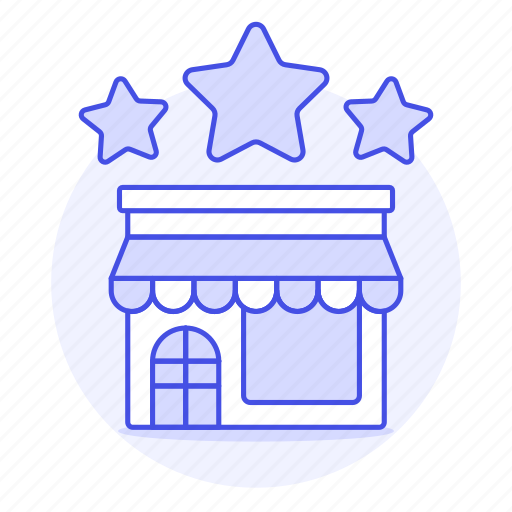 Shopping, stars, awning, average, shops, store, high icon - Download on Iconfinder