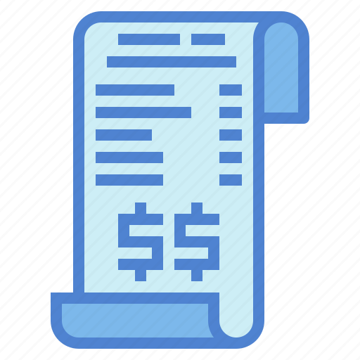 Bill, commerce, invoice, receipt icon - Download on Iconfinder