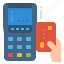 credit, card, machine, payment, money, buy 