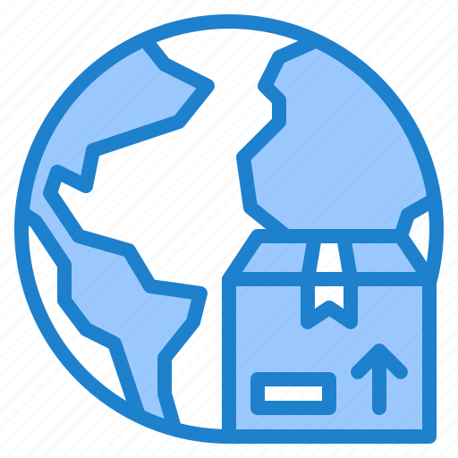 Delivery, pacel, box, global, world, shipping icon - Download on Iconfinder