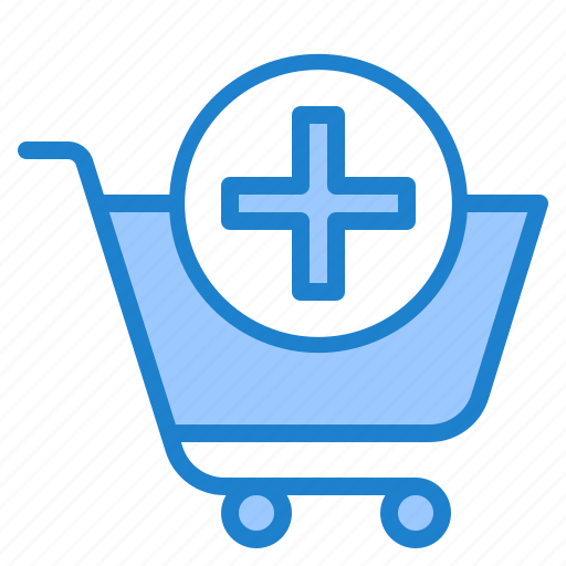 Shopping, cart, add, online, trolley icon - Download on Iconfinder