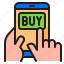 mobilephone, online, shoping, buy, commerce 