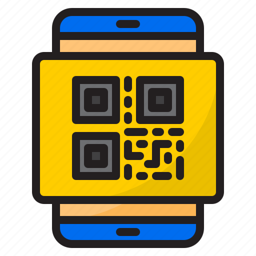 Qr, code, online, mobilephone, shopping, scan icon - Download on Iconfinder