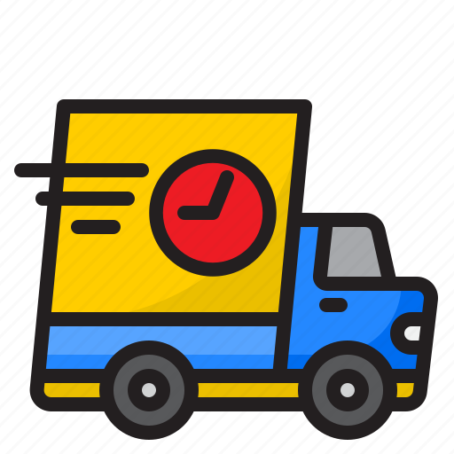 Truck, transporation, delivery, logistic, fast icon - Download on Iconfinder