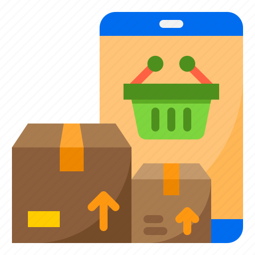 Delivery, online, shoping, basket, commerce icon - Download on Iconfinder