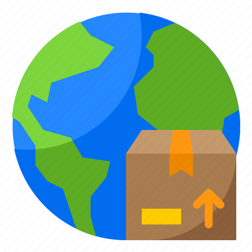 Delivery, pacel, box, global, world, shipping icon - Download on Iconfinder