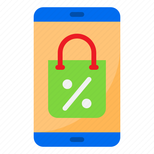 Mobilephone, online, shoping, bag, commerce icon - Download on Iconfinder