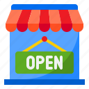 open, shop, market, store, shopping