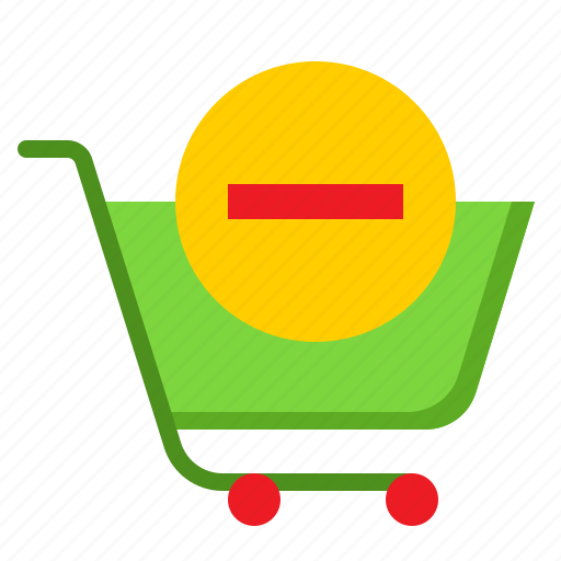 Shopping, cart, online, trolley, delete icon - Download on Iconfinder
