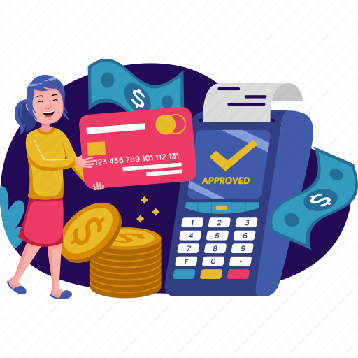 Shopping, payment, money, shop, finance, buy, banking illustration - Download on Iconfinder