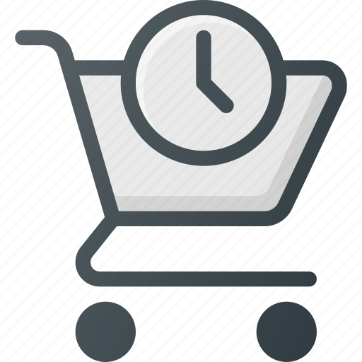 Buy, cart, dellay, shop, store, time icon - Download on Iconfinder