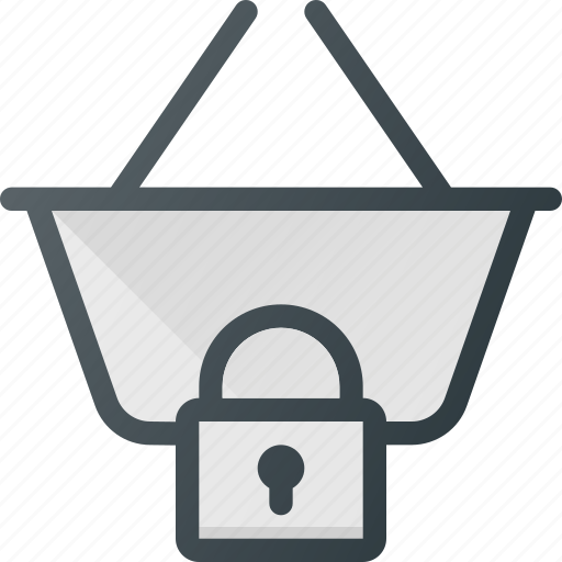 Basket, buy, lock, shop, shopping icon - Download on Iconfinder