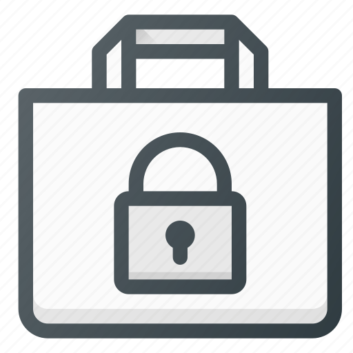 Bag, buy, lock, paper, shopping icon - Download on Iconfinder