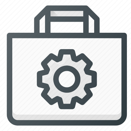 Bag, buy, gear, paper, settings, shopping icon - Download on Iconfinder