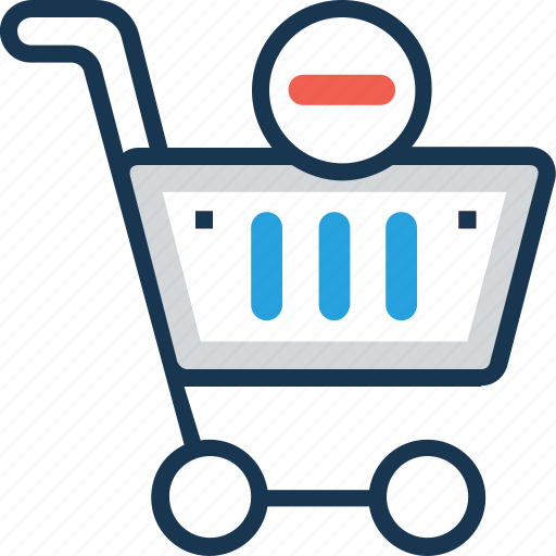 Delete cart, ecommerce, remove cart, shopping cart icon - Download on Iconfinder