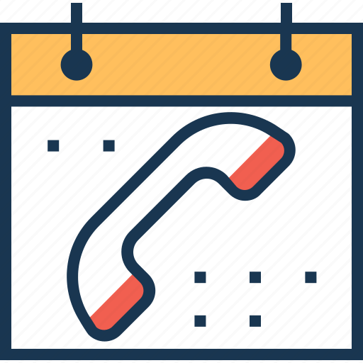 Appointment, calendar, call, date, phone icon - Download on Iconfinder