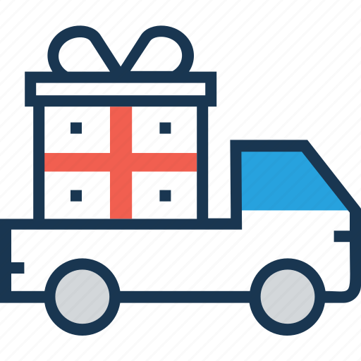 Delivery, gift, shipping, truck, van icon - Download on Iconfinder